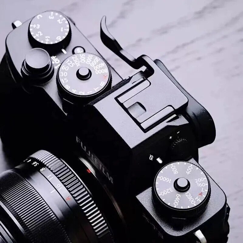 الألومنيوم غطاء الحذاء لوحة الكاميرا المعدنية اليد الإبهام حتى قبضة ل فوجي فيلم X-T10 X-T20 XT1 XT2 XT3 فوجي كاميرا X-T30