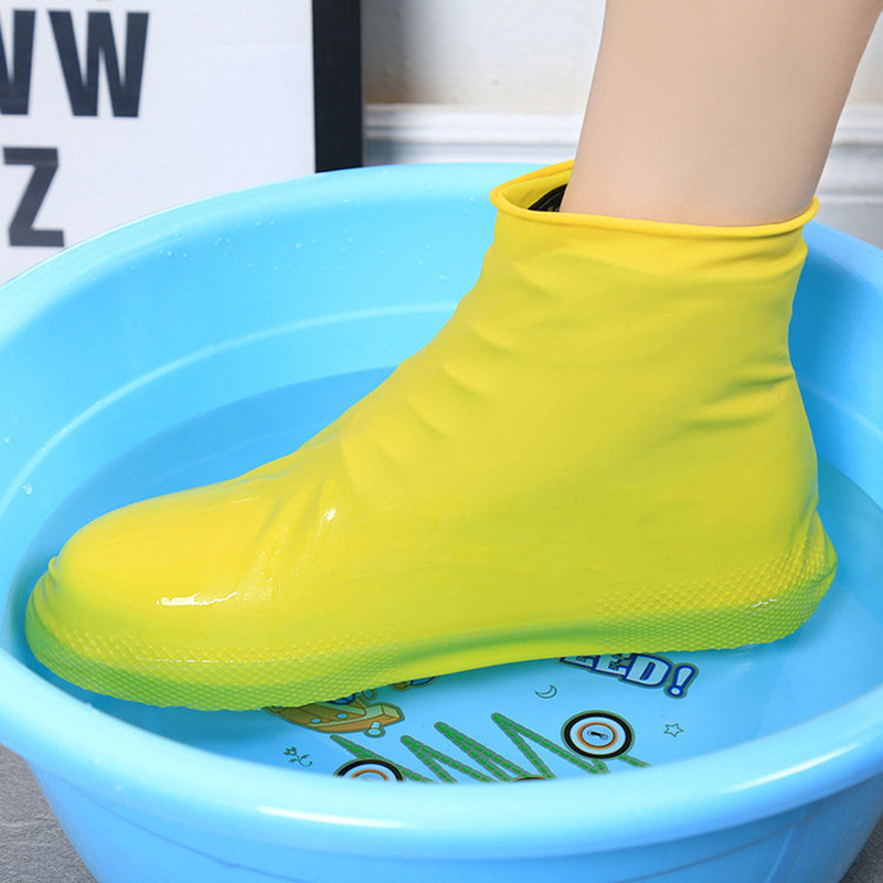 جودة غطاء الحذاء المضاد للماء للجنسين أحذية حماة سيليكون احذية المطر للداخلية في الهواء الطلق الأمطار قابلة لإعادة الاستخدام في الهواء الطلق غطاء الحذاء