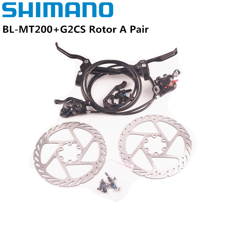 Shimano MT200 الفرامل BL BR الجبلية E-الدراجة الصحن الهيدروليكي الفرامل دراجة دراجة كهربائية الفرامل اليسار الجبهة اليمنى الخلفية الفرامل