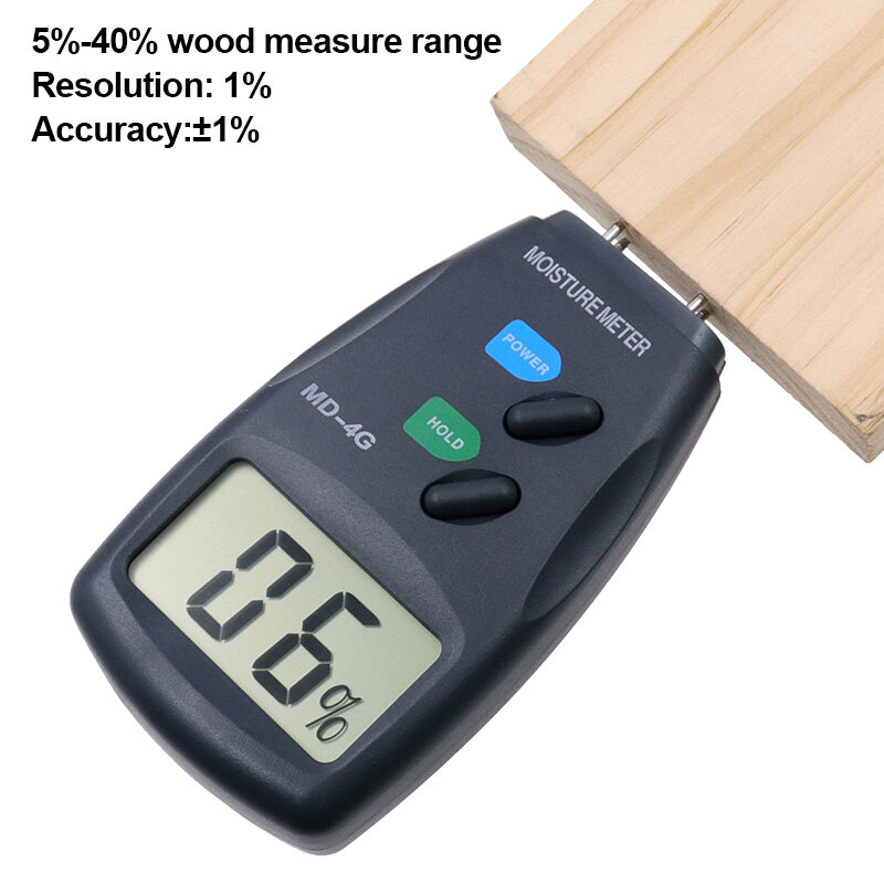 مقياس رطوبة الخشب الرقمي ، مقياس رطوبة الخشب ، مقياس رطوبة الخشب ، كاشف رطوبة الخشب ، شاشة LCD كبيرة