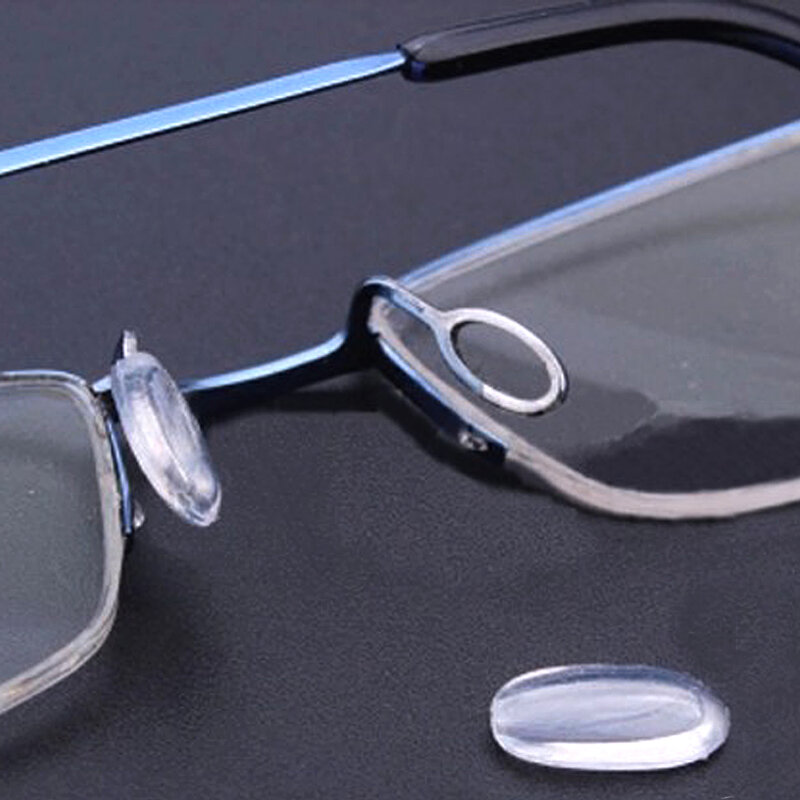 وسادات أنف من السيليكون الناعم للنظارات الفولاذية البلاستيكية ، نظارات دفع ، 50 زوجًا ،