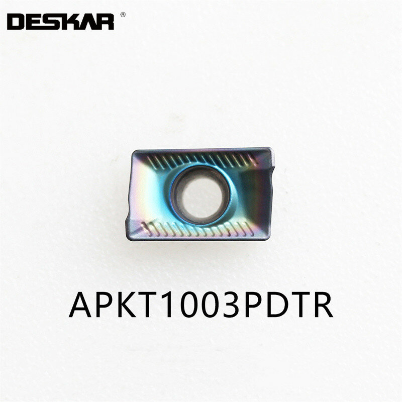 10 قطعة DESKAR balance t1003pdtr TF618 أدوات الطحن باستخدام الحاسب الآلي كربيد تصلب شفرات من الفولاذ مطحنة إدراج ل HRC40-HRC55