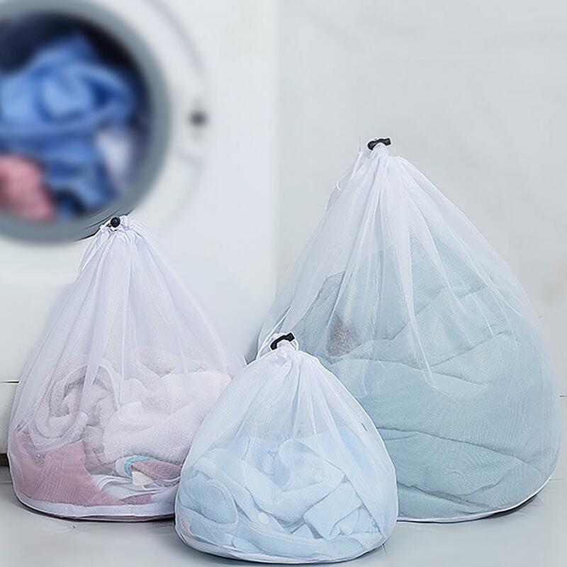 صديقة للبيئة قسط جوارب الملابس غسل الحقيبة شبكة بوليستر غسل حقيبة تنفس اكسسوارات الحمام