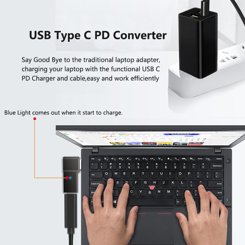 100 واط USB نوع C شحن سريع محول التوصيل موصل عالمي USB C محمول شاحن محول ل ديل Asus Hp أيسر لينوفو
