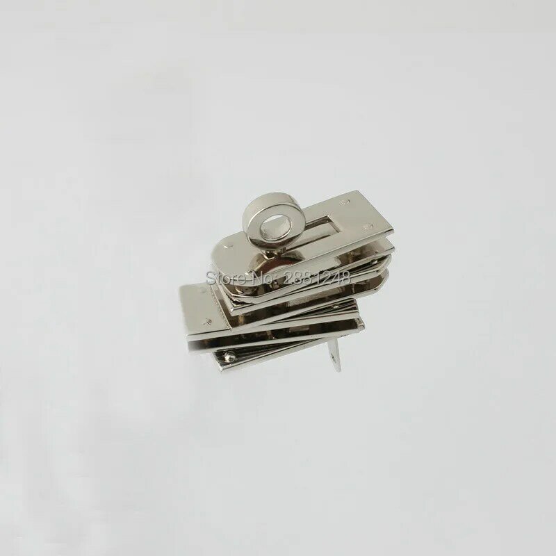 جديد صغير الفضة الثقوب قفل شماعات للحقائب الأجهزة الجملة موضة مجموعة من أقفال تركيبات امرأة حقيبة حقائب محفظة