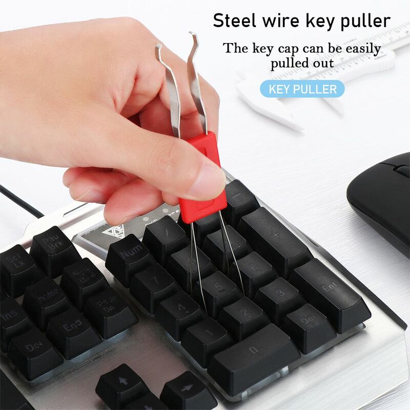 مفتاح التبديل مجتذب Keycap بولير سلك التبديل الميكانيكية لوحة المفاتيح أداة إزالة الصواميل استبدال الملحقات الميكانيكية لوحة المفاتيح