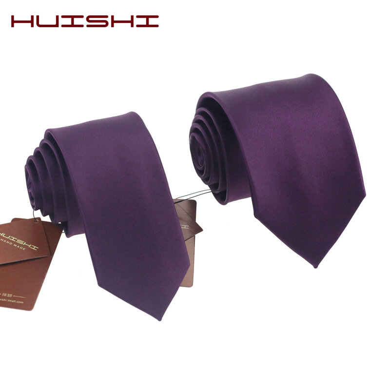 الأعمال الكلاسيكية ربطة العنق طوق الرجال النساء جودة شريط العلاقات الأوشحة الأرجواني العميق مقاوم للماء النمط البريطاني الرجال الرقبة العلاقات اللون