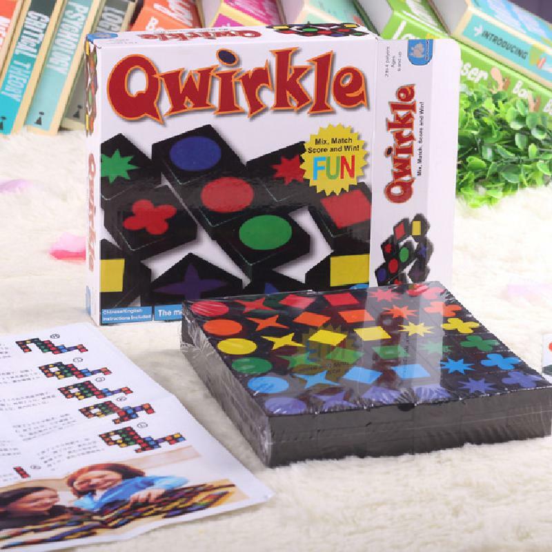 مونتيسوري الخشب ألعاب تعليمية جديدة Qwirkle شطرنج خشبي الوالدين والطفل لعبة تفاعلية لعب الأطفال و ألعاب جنسية