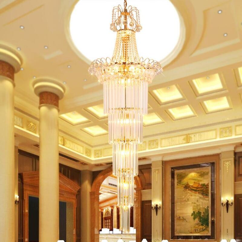 ثريا كريستال K9 Led فاخرة ، تصميم حديث ، إضاءة داخلية ، إضاءة سقف زخرفية ، مثالية لغرفة المعيشة أو الردهة أو الفندق.