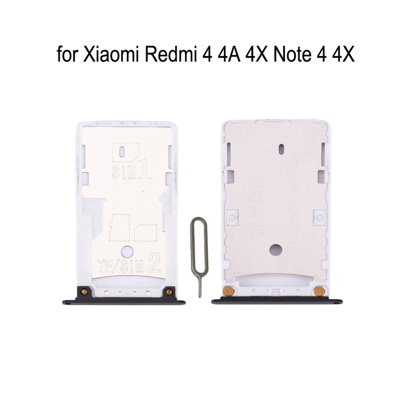 حامل بطاقة SIM لـ XIAOMI Redmi 4 4A 4X Note 4 4X ، محول درج الهاتف الأصلي ، حامل بطاقة Micro SD ، جديد