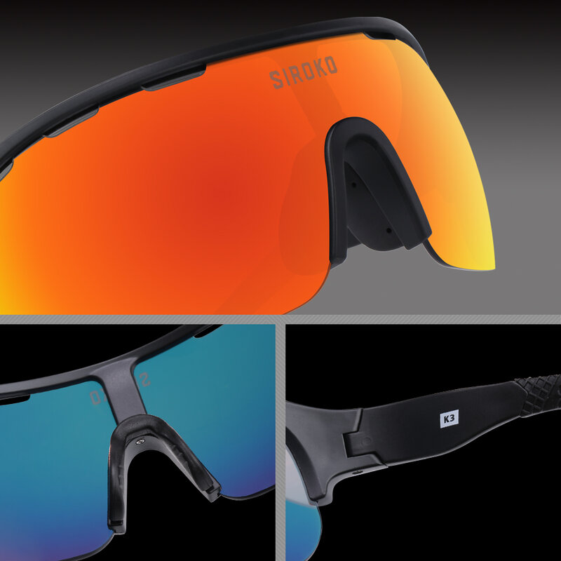 نظارات ركوب الدراجات من علامة تجارية للرجال نظارات شمسية رياضية للسيدات نظارات للدراجات الجبلية نظارة شمسية للدراجات الجبلية مستقطبة