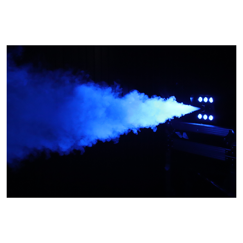 جديد 500 واط التلقائي الضباب آلة لصنع الدخان 6 RGB LED المهنية ديسكو ضوء مع تحكم عن بعد ل DJ نادي حفل زفاف المعرض