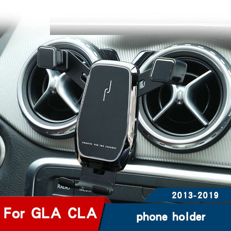 حامل هاتف سيارة لمرسيدس بنز GLA 45 amg X156 CLA W117 C117 جلا200 جلا250 كوبيه الداخلية تعديل حامل جوّال بلاستيكي