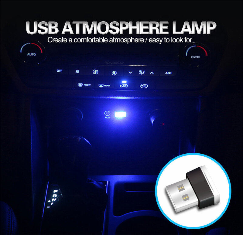 LED سقف السيارة ستار ليلة ضوء الليزر العارض جو مصباح USB الآثار الزخرفية ضوء المرحلة قابل للتعديل متعددة كشاف إضاءة للحفلات