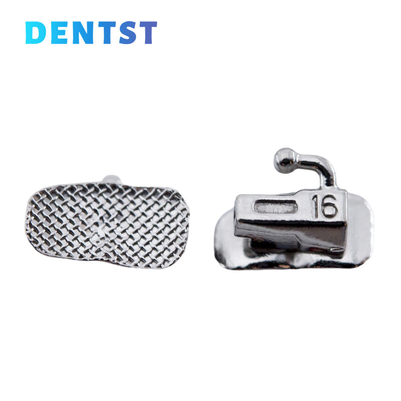 أنابيب شدقية لتقويم الأسنان ، قاعدة شبكية ، غير قابلة للتحويل ، الضرس الأول والثاني ، MBT ، 50 مجموعة ،