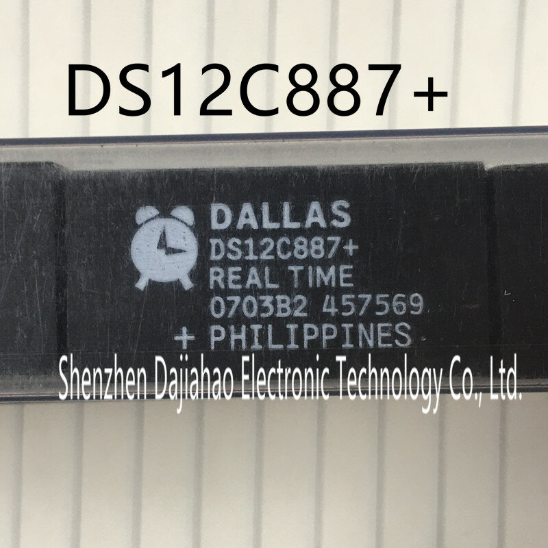 1psc DS12C887 + 12C887 DIP18 DS12C887 في خط EDIP-24 DS12C887 في الوقت الحقيقي على مدار الساعة IC