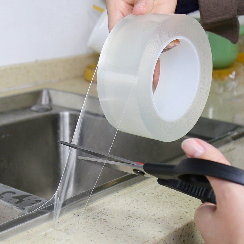 المنزل المطبخ بالوعة الفجوة قالب مقاوم للماء قوي الذاتي لاصقة شفافة الشريط الحمام الفجوة ذاتية اللصق أداة عزل المياه