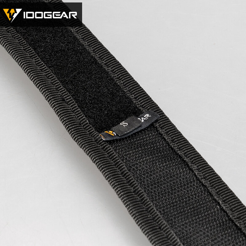 IDOGEAR-حزام داخلي رياضي للرجال ، أحزمة خصر سوداء ، حزام نايلون للرجال