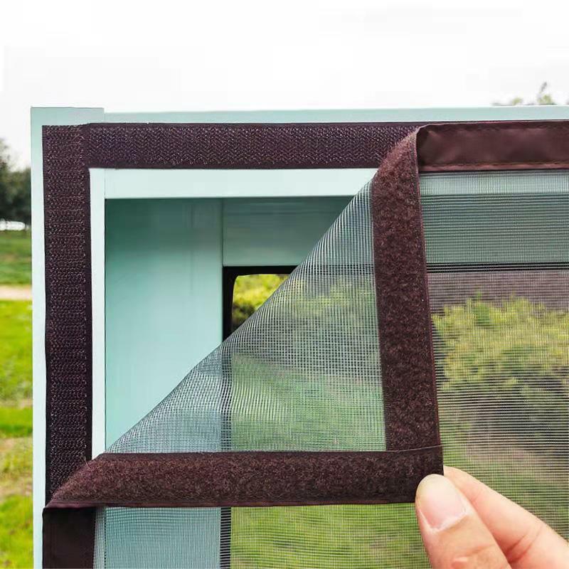 أقحم شبكة شاشة النافذة ، الهواء تول قابل للتعديل الصيف غير مرئية مكافحة البعوض صافي الألياف الزجاجية القابلة للإزالة قابل للغسل تخصيص الشاشة