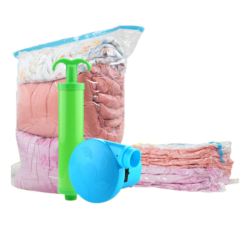 لحاف الملابس فراغ حقيبة التخزين مقاوم للماء ضغط الهواء حقيبة طوي الغبار والرطوبة المنزلية تخزين كيس