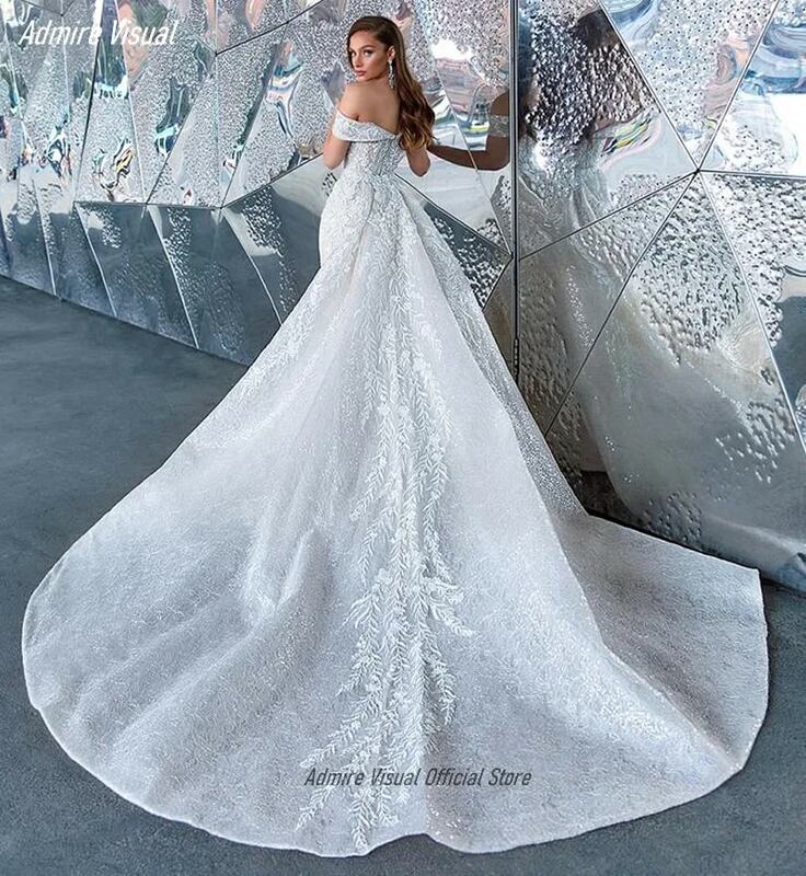 أحدث فستان زفاف حورية البحر 2 في 1 لعروس العنق الحبيب مع الدانتيل Apliques مخصص زائد أحجام Vestidos De Novias