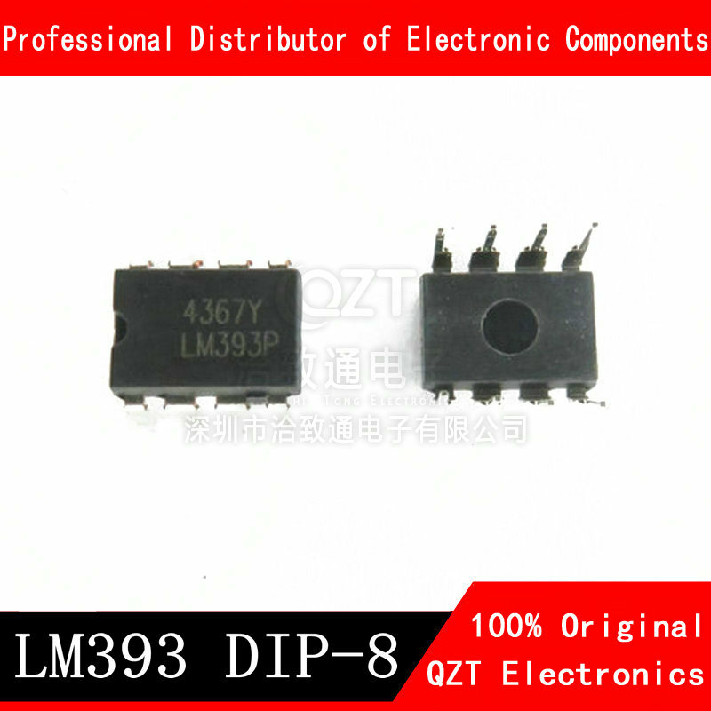 10 قطعة LM393P DIP8 LM393 LM393N 393 DIP-8 DIP جديدة ومبتكرة IC شرائح