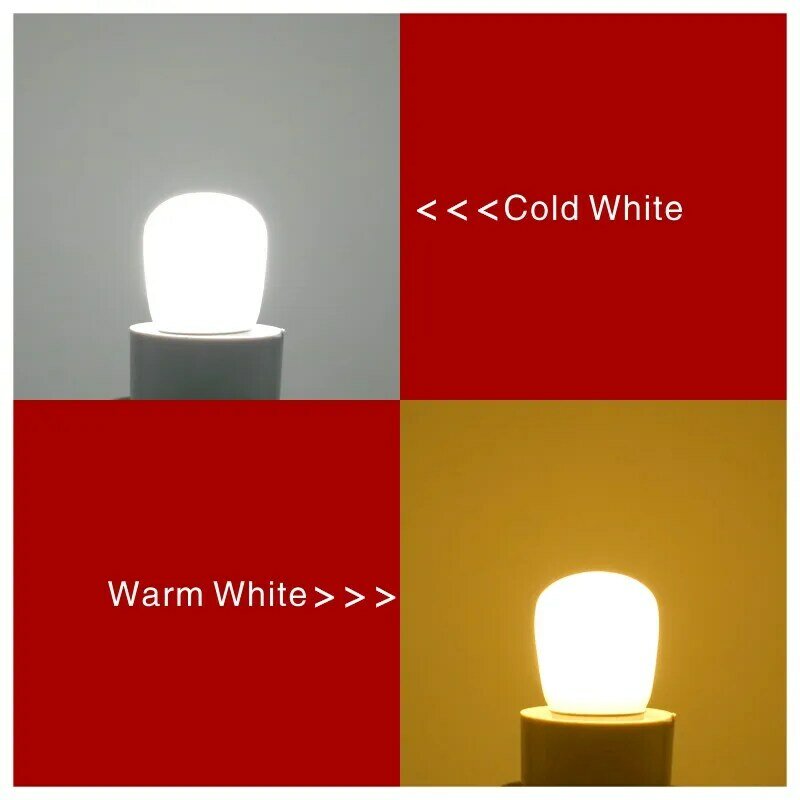 2 قطعة/الوحدة 3 واط E14 LED الثلاجة ضوء لمبة الثلاجة الذرة لمبة التيار المتناوب 220 فولت LED مصباح أبيض/دافئ الأبيض SMD2835 استبدال الهالوجين ضوء