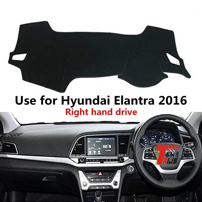 غطاء لوحة سيارة من TAIJS مصنوع من ألياف البوليستر الرياضية الخفيف من المصنع غطاء لسيارة Hyundai Elantra 2016 محرك اليد الأيمن