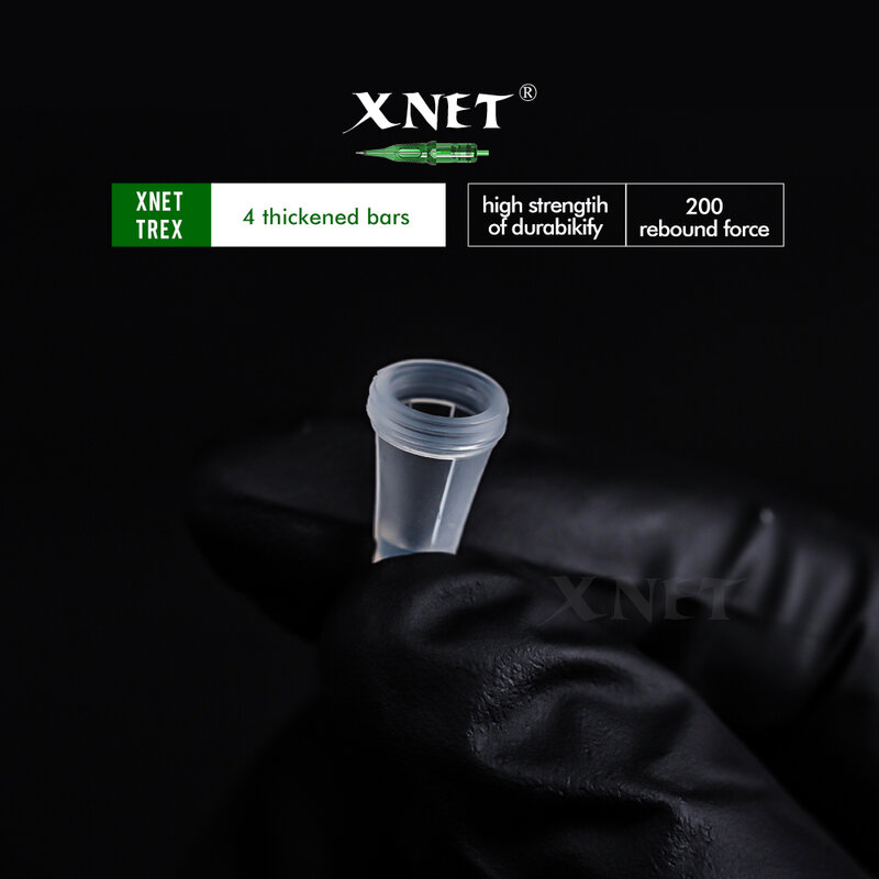 XNET Trex الوشم خرطوشة الإبر 20 قطعة 1RL 3RL 1RM 5RM المتاح تعقيم سلامة الوشم إبرة لآلات خرطوشة السيطرة