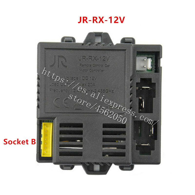 JR-RX-12V الأطفال سيارة كهربائية بلوتوث استقبال التحكم عن بعد ، السلس بدء تحكم HY-RX-2G4-12V01 JR-RX-6V