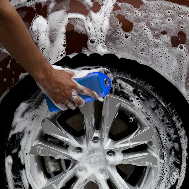 السيارات سيارة عجلة تلميع الصبح الإسفنج فرشاة ABS البلاستيك غسل بالتفصيل تنظيف الإسفنج فرشاة أدوات تنظيف السيارات دروبشيبينغ