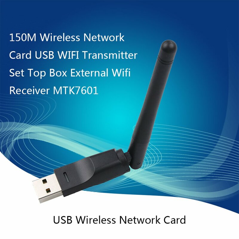 MTK7601 Usb واي فاي هوائي Mtk7601 اللاسلكية بطاقة الشبكة Usb 2.0 150mbps 802.11b/g/n Lan محول مع للتدوير هوائي