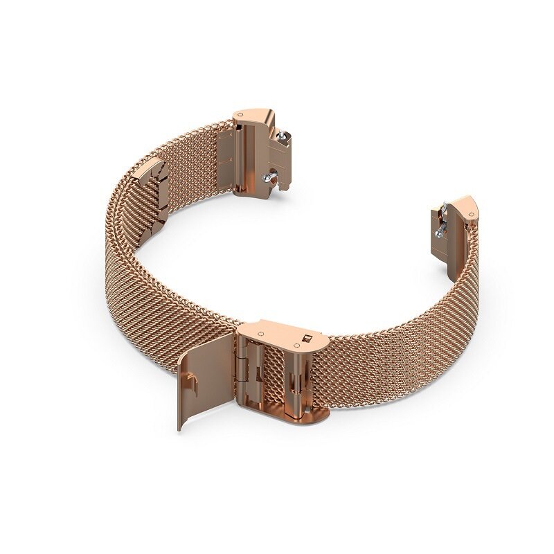 ساعة يد شبكية من الفولاذ المقاوم للصدأ مقاس 2 و3 سوار Fitbit ملهم سوار Milanese حزام Fitbit إلهام HR