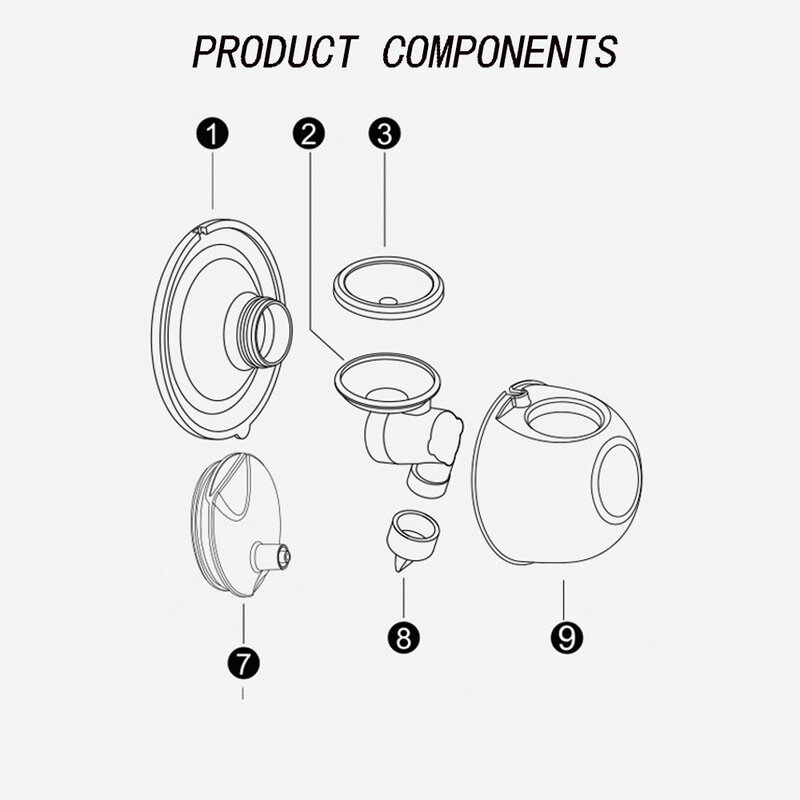 S9/S12 يمكن ارتداؤها مضخة الثدي الملحقات سيليكون القرن سيليكون الحجاب الحاجز منقار البط صمام مادة سيليكون لا تحتوي على BPA