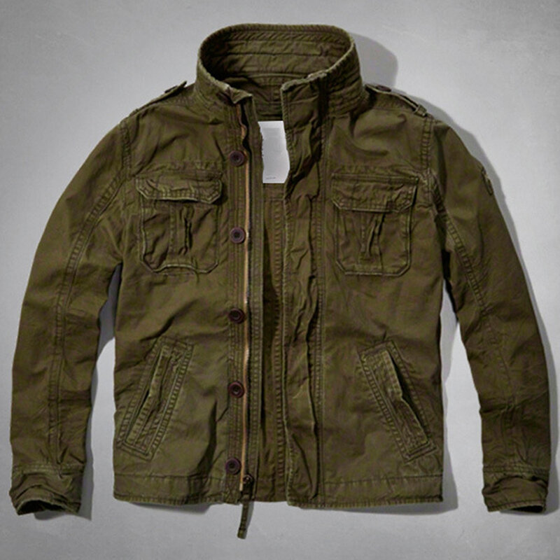 الشتاء الخريف الرجال سترة عسكرية الجيش مان معطف معطف التكتيكية متعددة حدبة الذكور العسكرية نمط مصدات الرياح 4XL