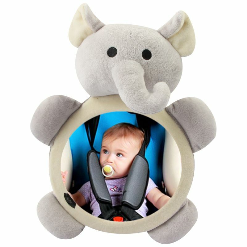 سلامة الطفل مقعد مرآة خلفية السيارة الداخلية مرايا الرؤية الخلفية الرضع الاطفال أفخم لعبة من الكارتون