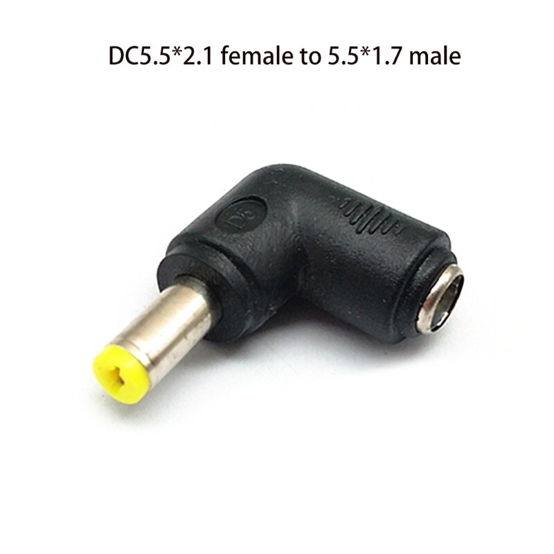 محمول محول طاقة التوصيل DC5.5x2.1mm أنثى إلى 5.5x2.5/5.5x1.7/4.8x1.7 مللي متر ذكر متعددة الأغراض موصل التوصيل X6HA