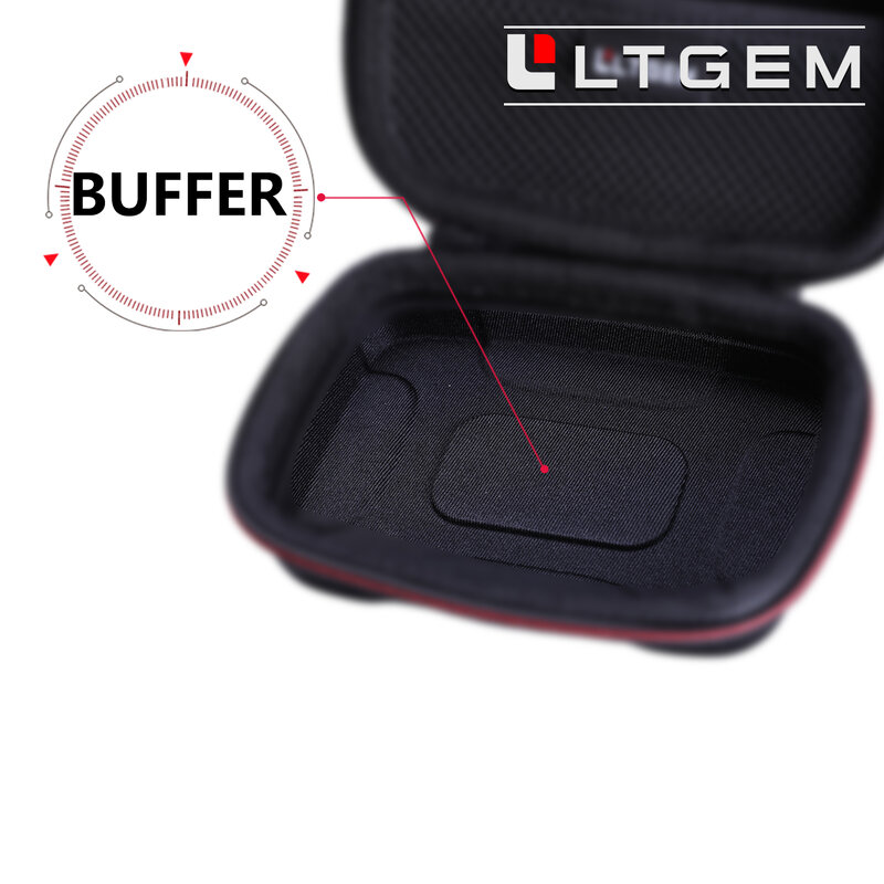 حقيبة صلبة Ltgem-eva لسماعات jbl go 3 المحمولة ، مقاومة للماء ، أسود ، مع بلوتوث ، بطارية مدمجة ، (حالة فقط)