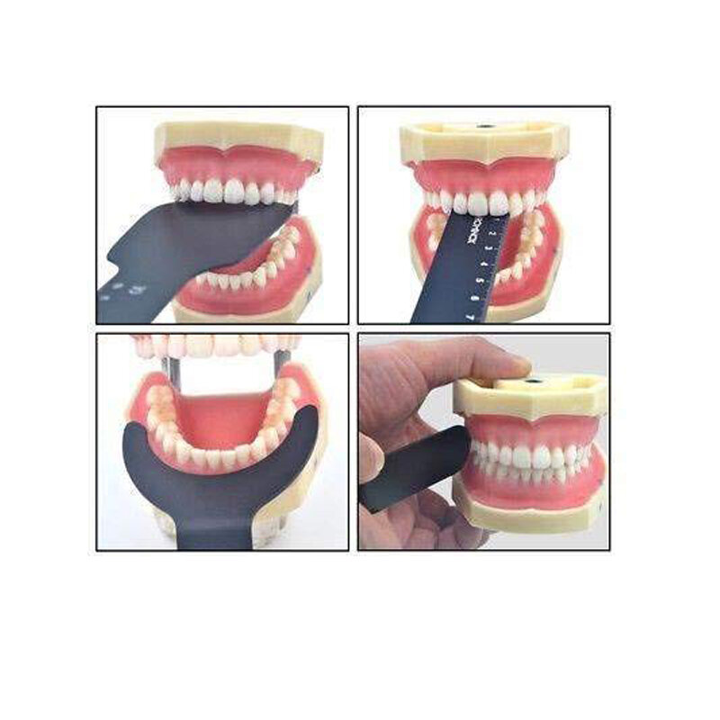 6 قطعة/المجموعة طبيب الأسنان الصورة التباين الأسود خلفية مجلس Autoclavable الأسنان التباين داخل الفم التصوير مرآة