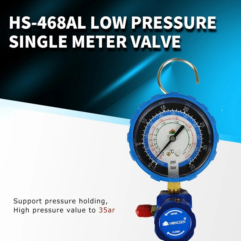 قياس الضغط R32 المبردات قياس R410 المنوع gauge for Car المبردات تكييف الهواء HS-468AL HS-468AH