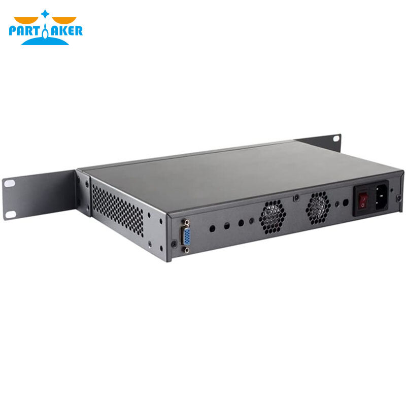 Partaker R3 جهاز جدار الحماية الأجهزة مع إنتل i3 7100U ثنائي النواة 6 * إنتل i211 LAN جدار الحماية دعم pfSense الأجهزة