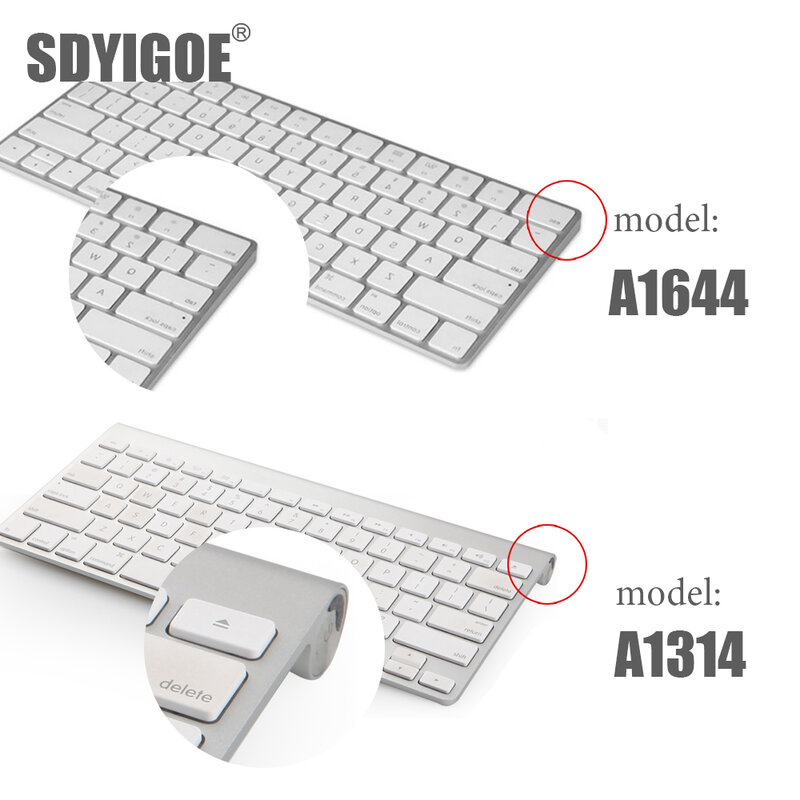 غطاء لوحة المفاتيح الواقي من السيليكون ، لجهاز Apple Bluetooth اللاسلكي ، MLA22LL/ A1644 A1314 ، IMAC ، إصدار الولايات المتحدة/الاتحاد الأوروبي
