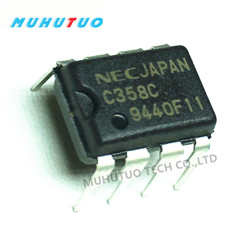 10 قطعة UPC358C C358C NEC التوصيل المباشر DIP8 المزدوج مضخم التشغيل IC رقاقة الدائرة