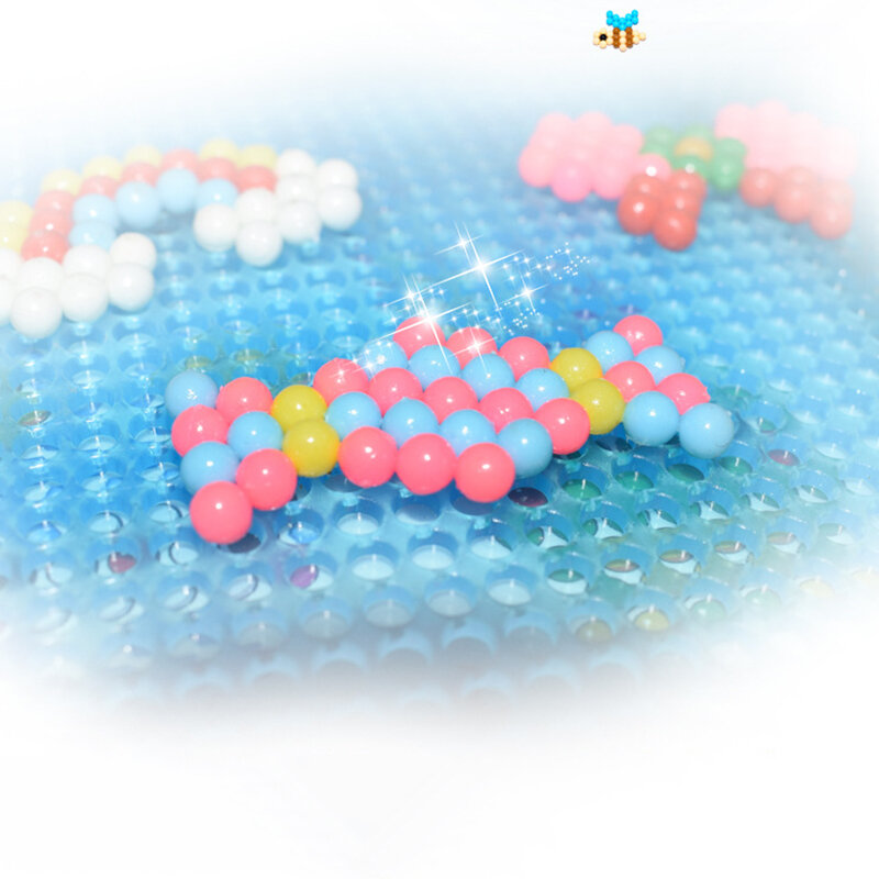 24 ألوان 6000 قطعة الخرز الملء لغز كريستال لتقوم بها بنفسك رذاذ الماء إكسسوارات خرز الكرة ألعاب ثلاثية الأبعاد اليدوية ماجيك لعب للأطفال