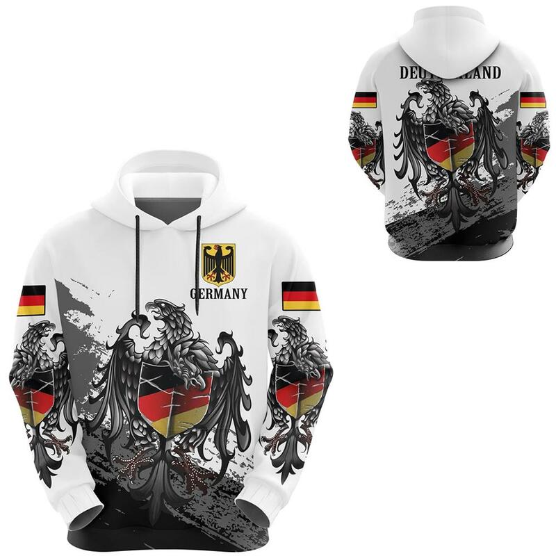 تيسفيل أحدث ألمانيا علم الدولة NewFashion الرجال/النساء مضحك الخريف الشارع الشهير 3Dprint هوديس عادية كم طويل البلوز 18