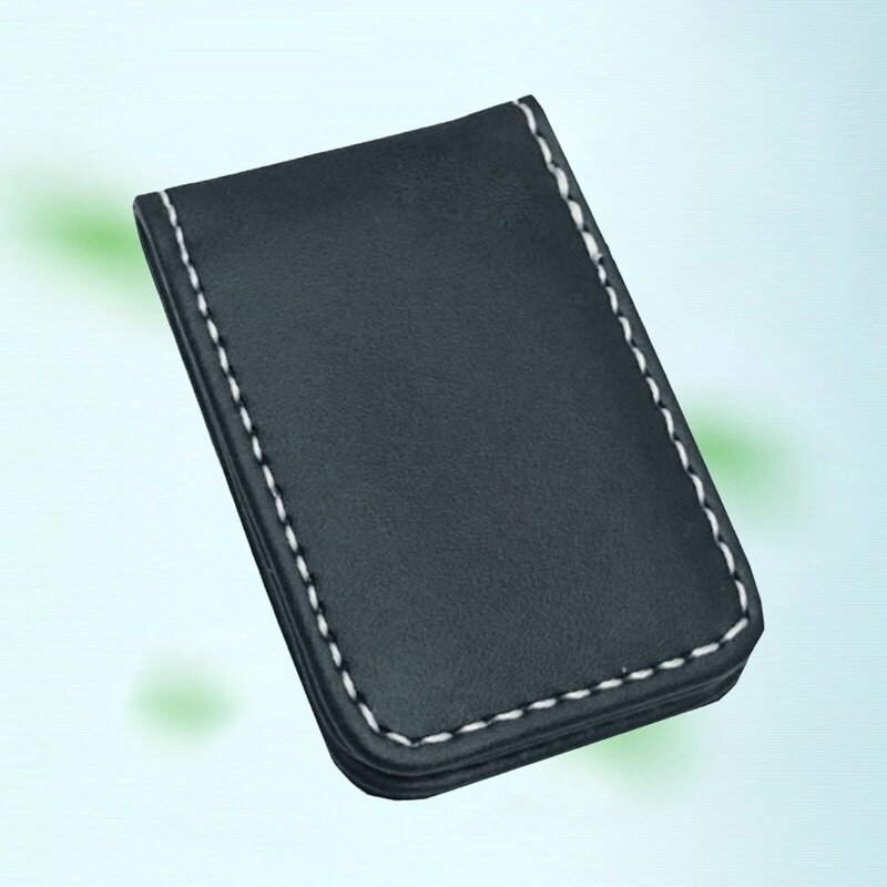 بو الجلود المغناطيسي المال كليب محفظة جيب محفظة صغيرة الحجم سليم محفظة الائتمان بطاقات الأعمال حامل