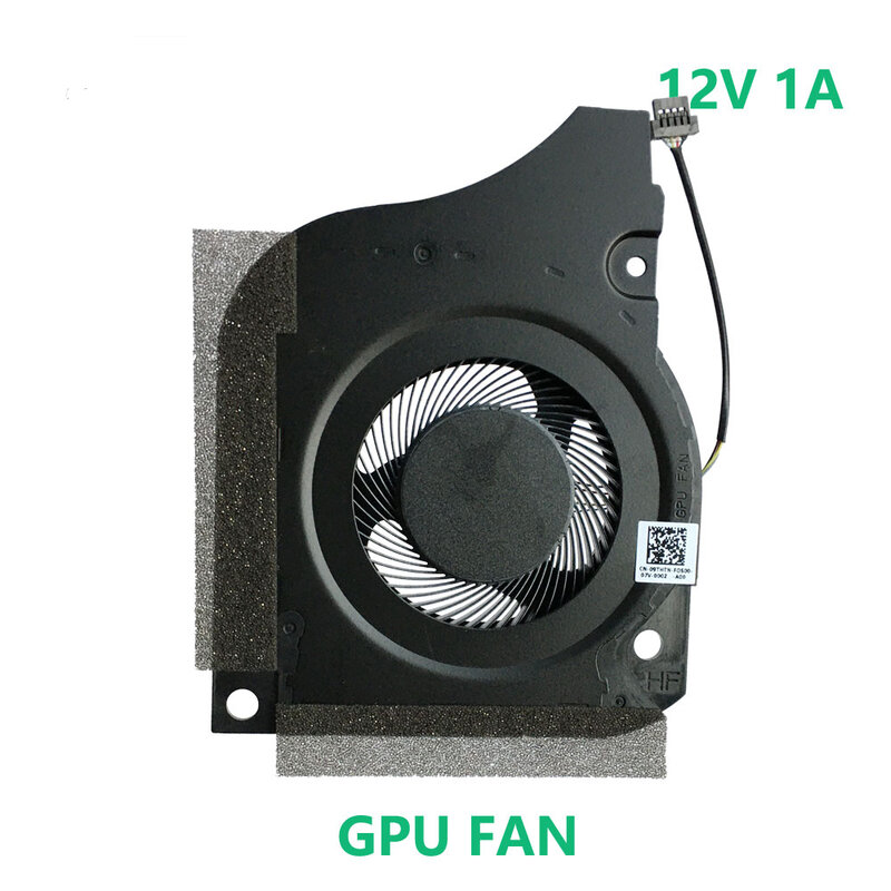 مراوح تبريد وحدة المعالجة المركزية GPU, لأجهزة الكمبيوتر المحمول DELL Inspiron G5 5590 G7 7790 7590 006KT2 06KT2 09THTN 9THTN مروحة تبريد CPU VGA DC12V 1A
