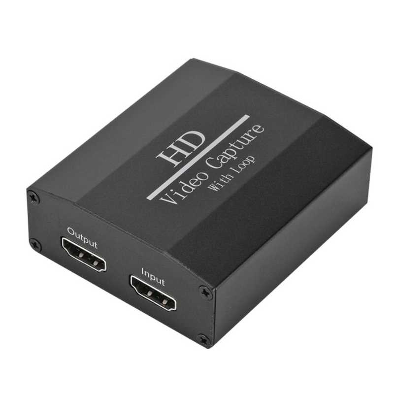 PzzPss 4K 60hz حلقة خارج HDMI بطاقة التقاط الصوت والفيديو الصوت والفيديو تسجيل لوحة البث المباشر USB 2.0 1080p المنتزع للكاميرا لعبة PS4