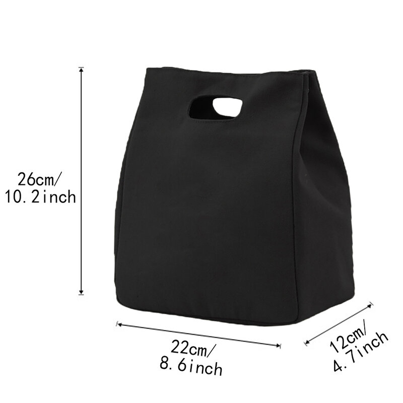 يمكن إعادة استخدامها حقيبة مُبرّدة معزولة حرارية حقائب الغداء حقيبة النساء الرجال عادية نزهة الغداء بينتو حقائب التبريد العزل العالمي