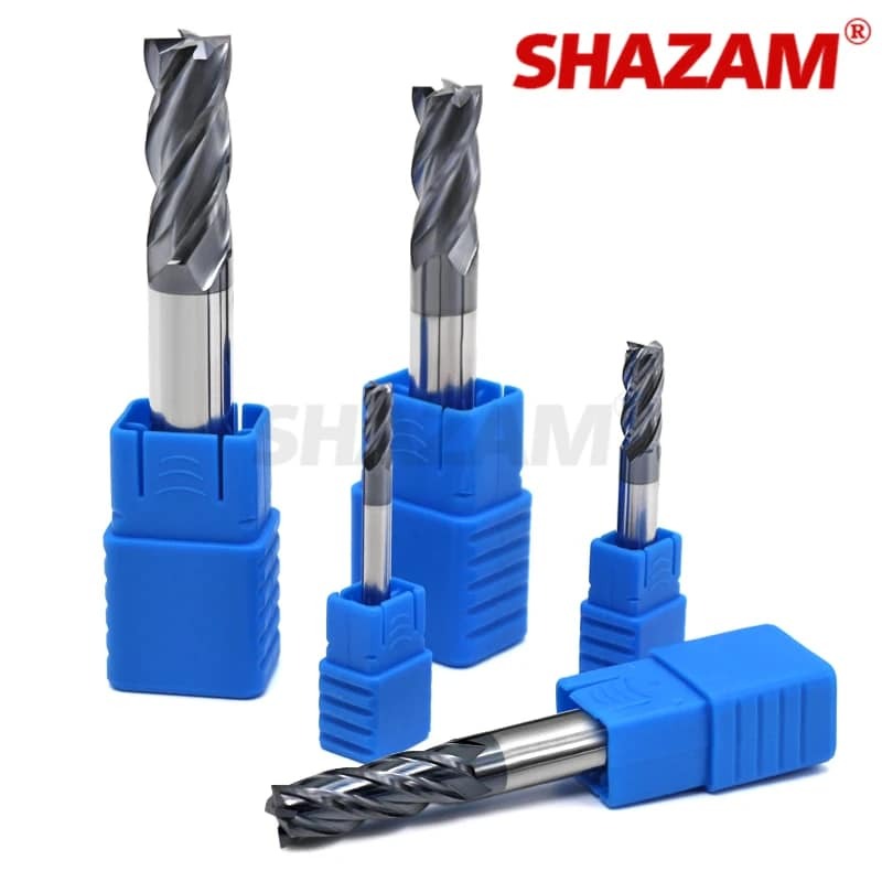 SHAZAM-أعلى أدوات آلة طحن لأعمال النجارة الصلب ، HRC50 Endmill ، سبائك التنغستن الصلب ، التصنيع باستخدام الحاسب الآلي Maching ، بالجملة
